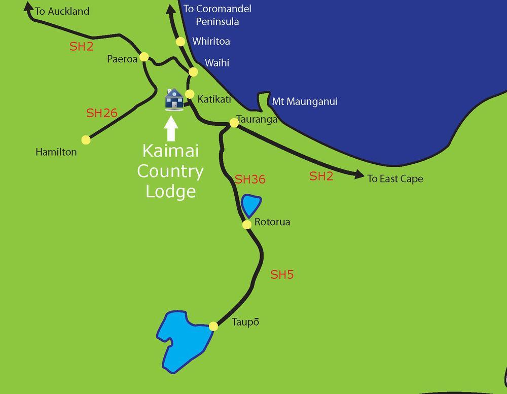 Kaimai Country Lodge Katikati Exterior foto